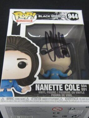 Cristin Milioti signed Funko Pop! Vinyl: Black Mirror - Nanette Cole #944 w/COA